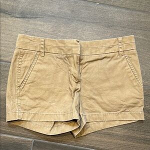 J. Crew Tan Chino Shorts